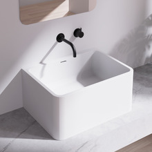Vision 550mm Matte White Above Counter Basin